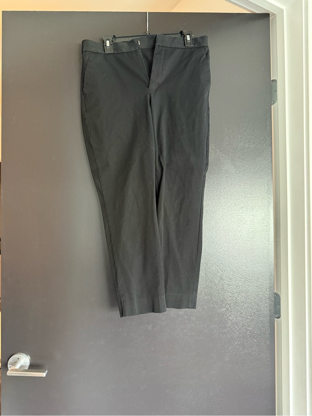 Banana Republic Black Tailored Ankle Trousers